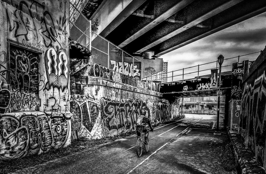 Urban Art on the Cycle Path